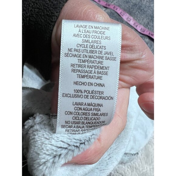 Natori Sherpa frosted lounger robe women size large - Picture 6 of 7